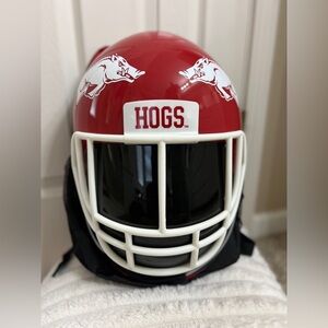 Red and White Backpack